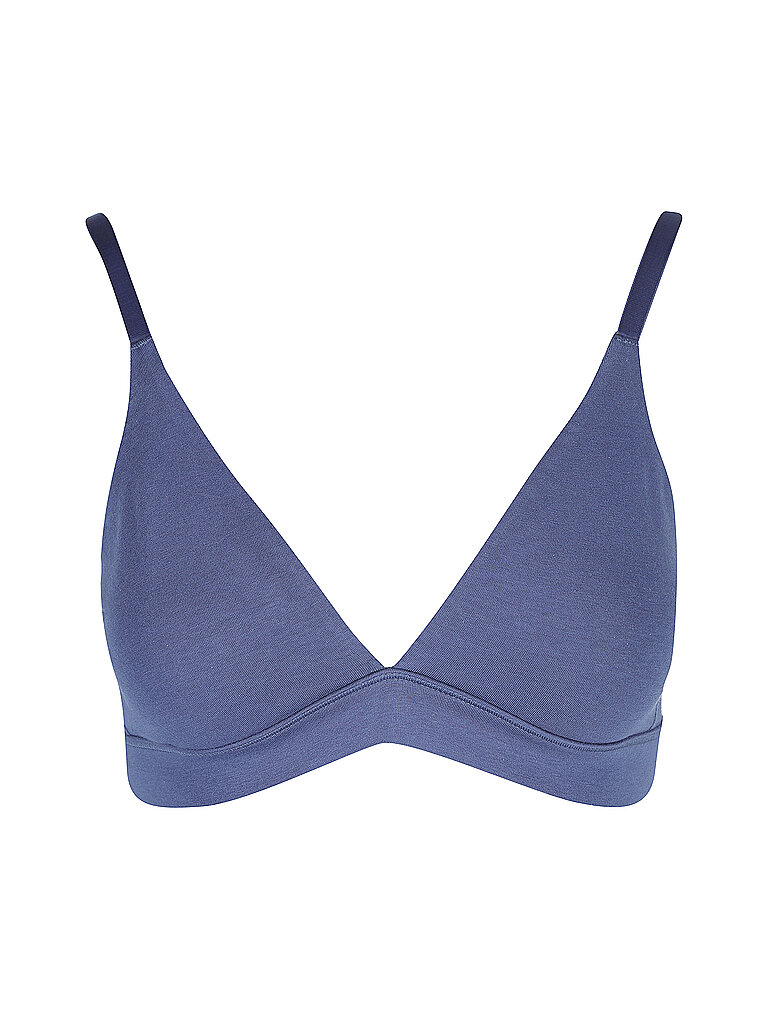ORGANIC BASICS Triangle BH gefüttert cobalt blau | S